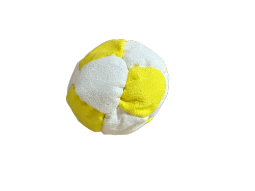 Soccer Pattern Freestylin Footbag - Yellow