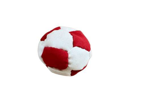 Soccer Pattern Freestylin Footbag - Red
