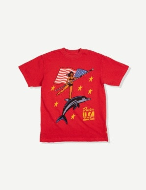 Duvin USA Dolphin Rider Tee - Red