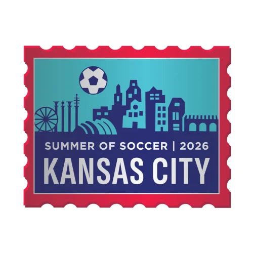 Ampersand Kansas City Postage Stamp Acrylic Magnet