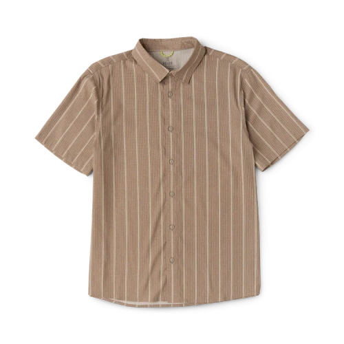 Roark Bless Up Breathable Stretch Shirt - Mushroom