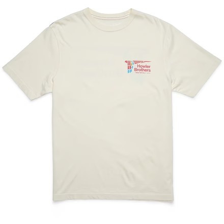 Howler Bros Cotton Tee Shirt - Parrot Patrol Natural