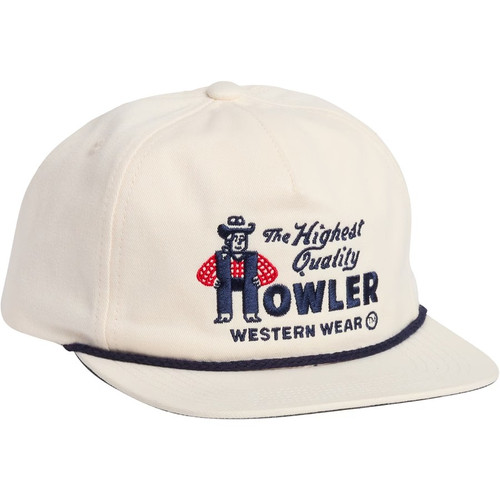 Howler Bros Unstructured Snapback Hat - Howler Western Wear Bone