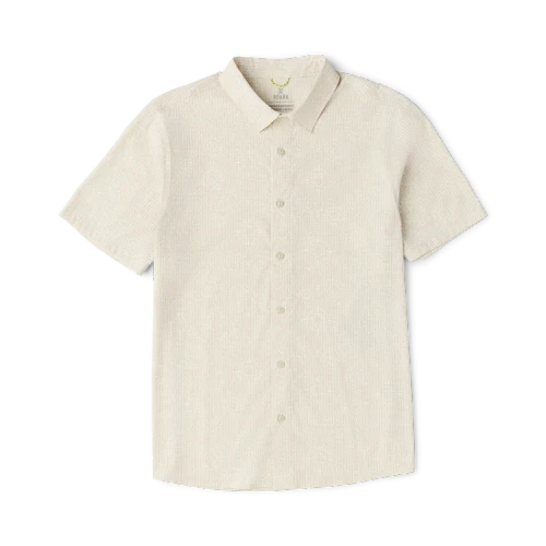 Roark Bless Up Breathable Stretch Shirt - Sand