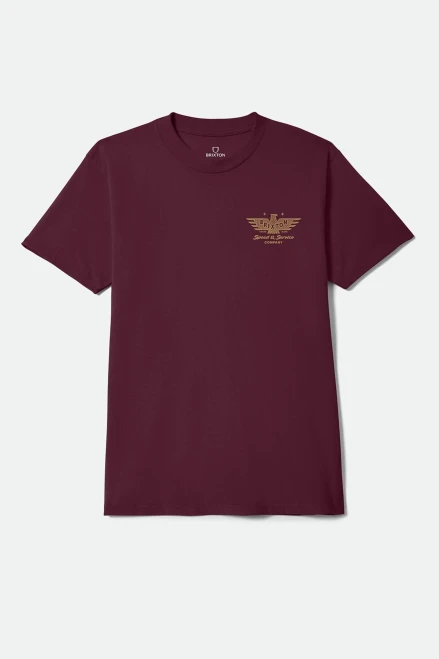 Brixton Ewing Standard Shirt - Burgundy