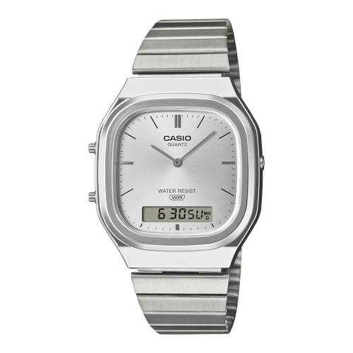 Casio Vintage AQ-240E-7A2 Watch - Silver/Silver