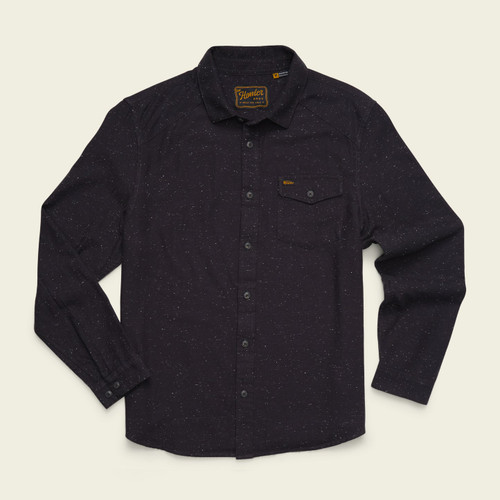 Howler Bros La Grange Lightweight Flannel - Speckled/Antique Black