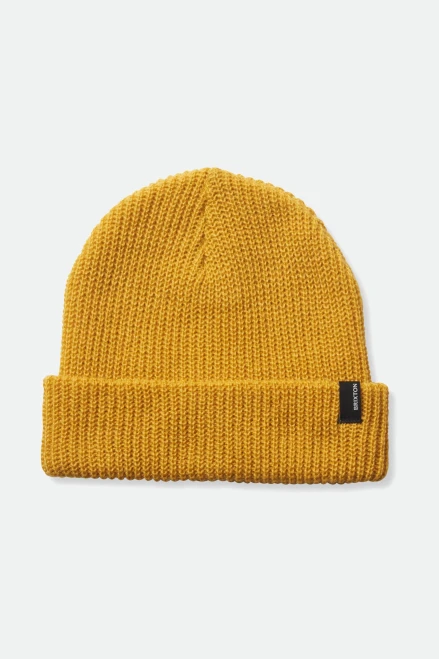 Brixton Manufacturing Company Heist Beanie - Mustard