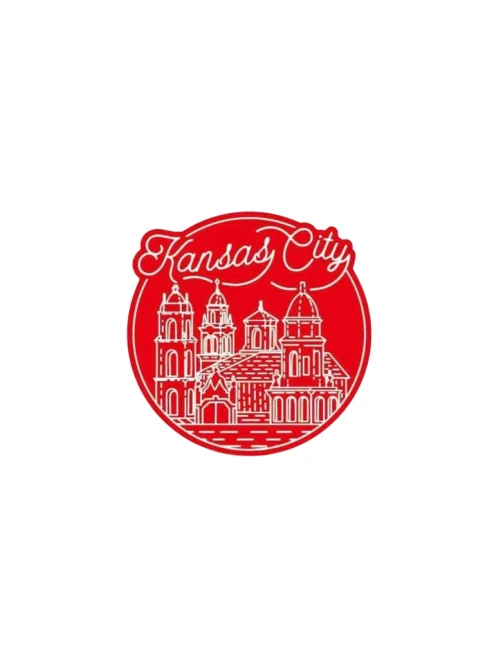 EB and Co. Kansas City Red Plaza Magnet