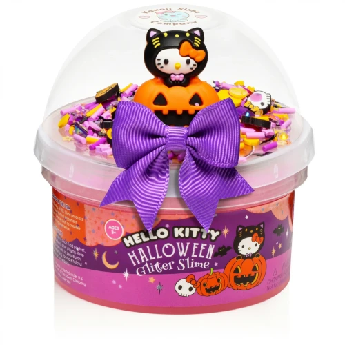Kawaii Slime Company Sanrio Hello Kitty Halloween Glitter Signature Dome Slime
