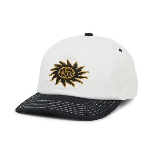 Roark Journey Snapback Hat - White/Black