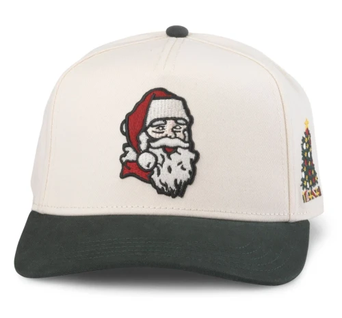 American Needle Santa Scottie Blockhead Hat - Ivory / Bottle