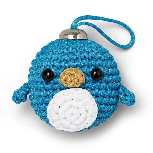 Woobles Crochet Kit - Pierre the Penguin Ornament