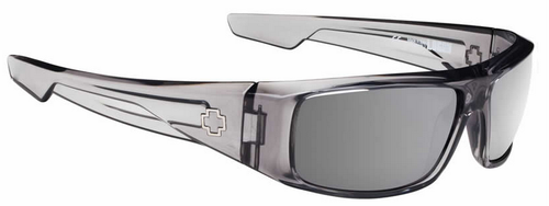 Spy Logan Sunglasses - Clear Smoke/Happy Grey Green w/Silver Mirror