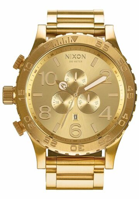 Nixon 51-30 Chrono Watch - All Gold