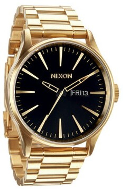 Nixon Sentry SS Watch - All Gold/Black