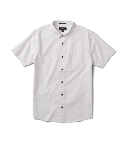 Well Worn Short Sleeve Button-Up Shirt - White