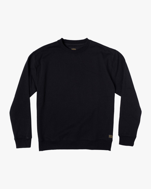 RVCA Day Shift Crewneck Sweatshirt - Black