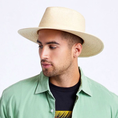 Brixton Manufacturing Company Marcos Fedora - Natural