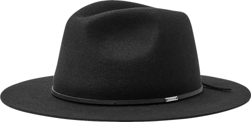 Brixton Manufacturing Company Wesley Fedora - Black