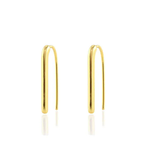 Safety Pin Hoop Earrings, Kris Nations