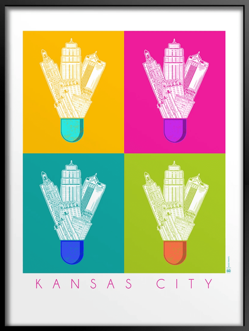 Bozz Prints KC ICONS POP ART PRINT