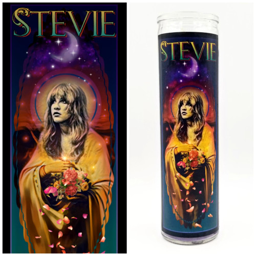 Kitschup Creations Celebrity Prayer Candle St Stevie Nicks