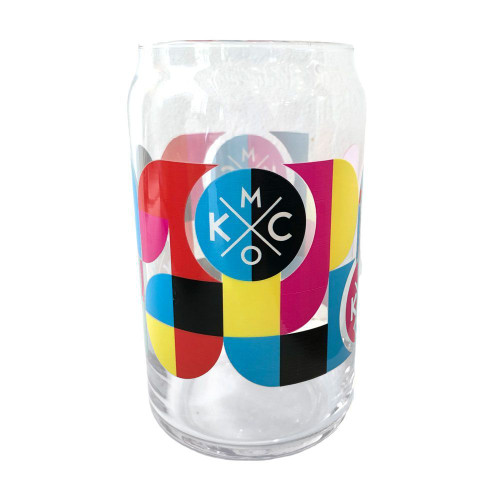 Bunker KCMO Beer Can Glass