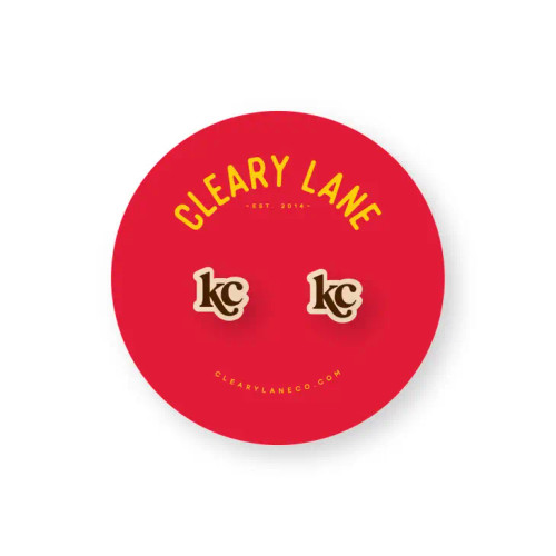 KC Outline Stud Earrrings