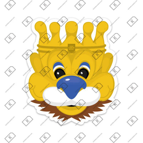 Kinfolk Created The Lion King Slugger Sticker