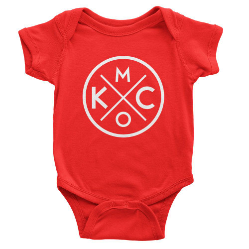 The Bunker KCMO ONESIE RED/WHITE