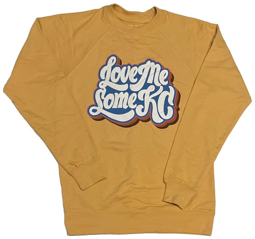 Wonderboy Apparel LOVE ME SOME KC SWEATSHIRT MUSTARD