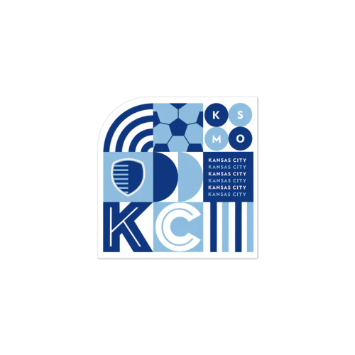 Ampersand KC Grid Sticker - Sporting KC