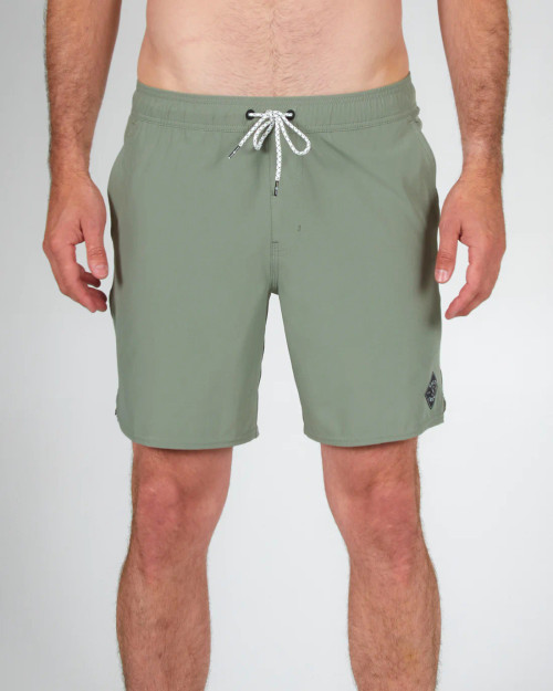 Salty Crew Lowtide Elastic Boardshort - Vintage Military