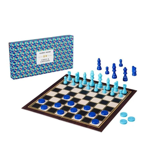 Ridley's Chess & Checkers Board Game