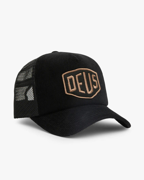 Deus Shield Cord Trucker - Black