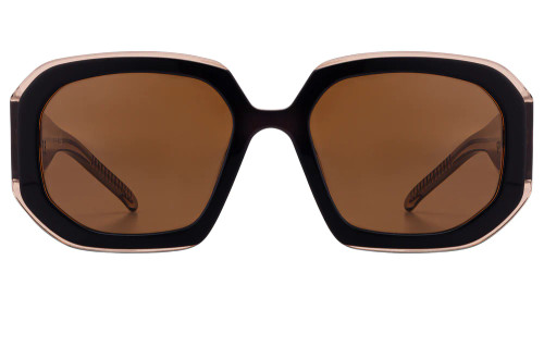 Spitfire Cut Sixty Three Sunglasses- Black/Tan/Brown