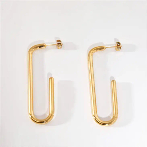 Melo Melo Vas - Large Polished Chunky U Hoops