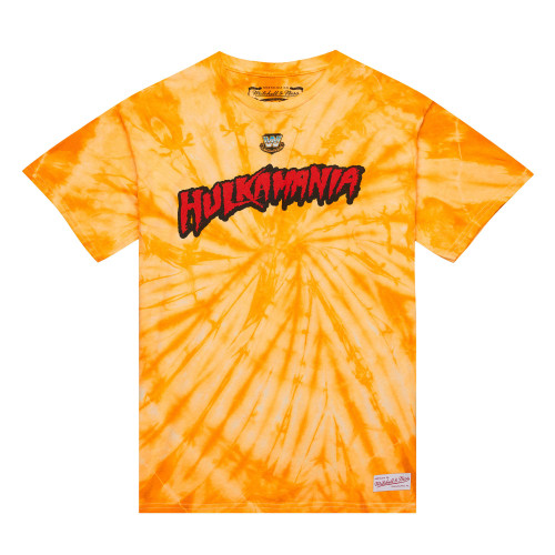 (SALE!!!) Mitchell and Ness WWE Running Wild TD Tee - Hulk Hogan Gold