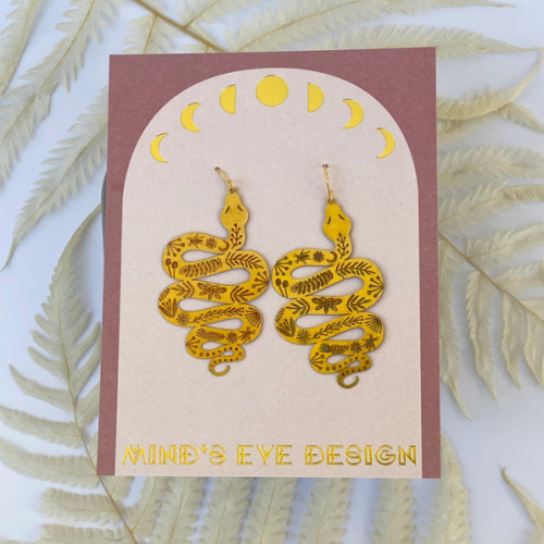 Garden Snake Earrings