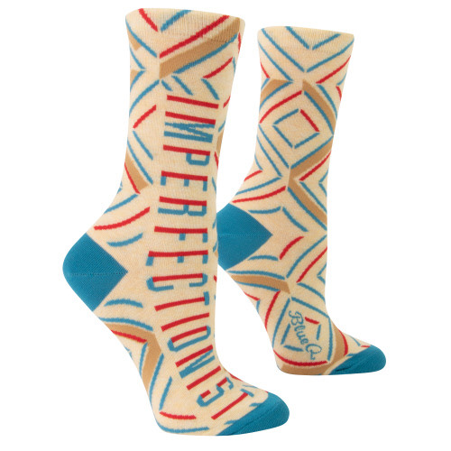 Blue Q Women's Crew Socks - IMPERFECTIONIST