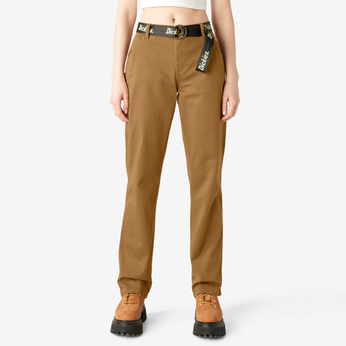 Dickies Workwear Women's Relaxed Fit Cargo Pant - Duck Brown