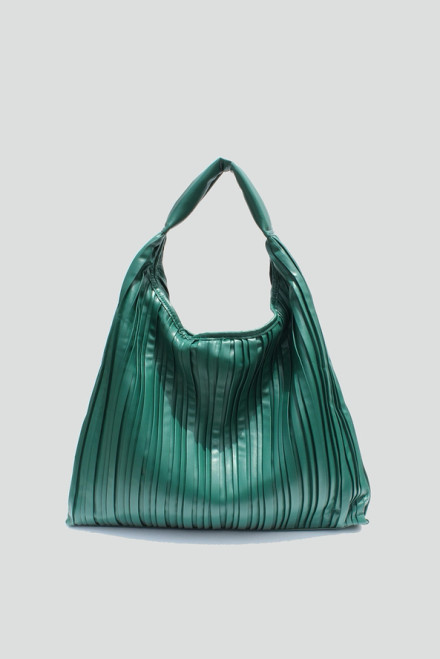 Winnie Pleated Tote - Forest