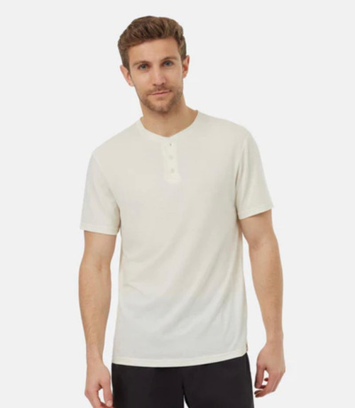 (SALE!!!) Tentree Treeblend Henley T-Shirt - Undyed