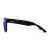 Cassette Optics Futuro Sunglasses - Matte Black/Blue Mirror Lens