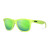 Cassette Optics OGLX Sunglasses - Matte Lime Green / Green Mirror Lens