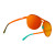 Cassette Optics Apollo Sunglasses - Matte Orange Heat/Polarized Orange Fire Mirror Lens