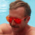 Cassette Optics Apollo Sunglasses - Matte Orange Heat/Polarized Orange Fire Mirror Lens