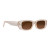 Cassette Optics Soundtrack Sunglasses - Champagne/ Brown Lens