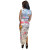 (SALE!!!) Ed Hardy Crawling Tiger Print Mesh Maxi Dress - Ivory